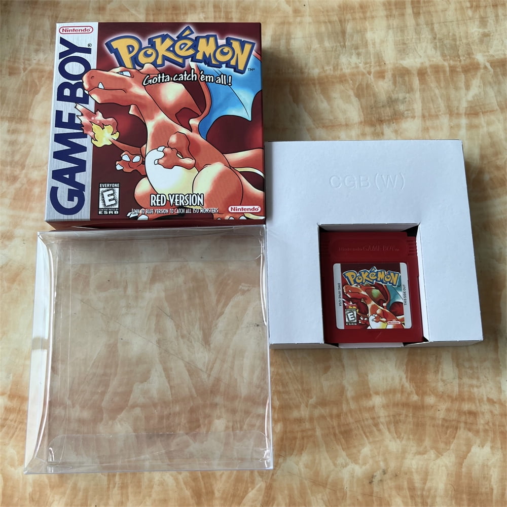 Pokemon Red Version - Game Boy - Game Cartridge and Box US Version (No Manual)