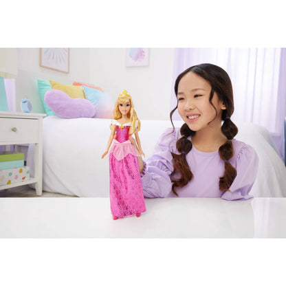 Disney Princess Aurora 11 inch Fashion Doll with Blonde Hair, Purple Eyes & Tiara Accessory