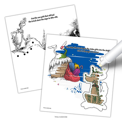 Dr. Seuss How The Grinch Stole Christmas 10-Page Imagine Ink Coloring Book, Paperback by Bendon for Children