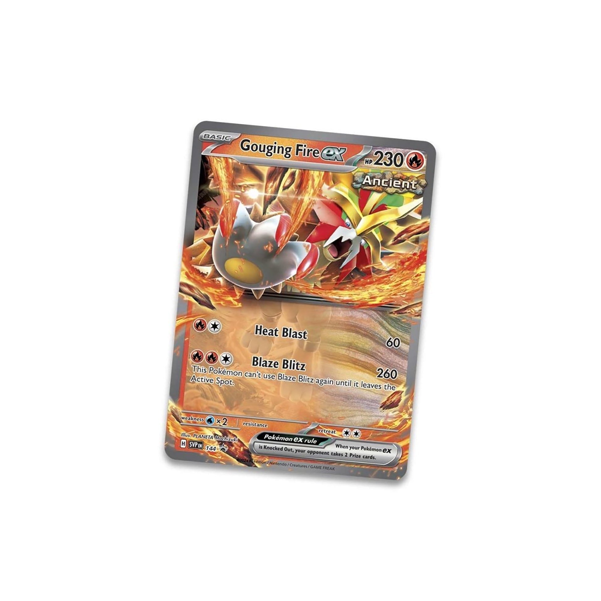 Pokemon Trading Card Games Paradox Destinies Gouging Fire ex Tin