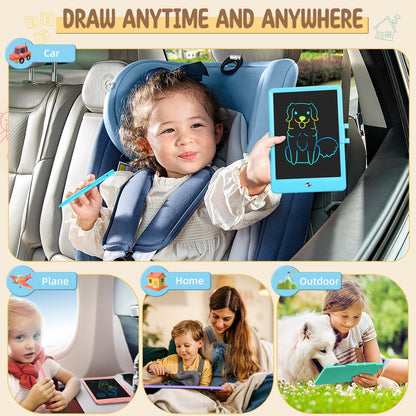Comvin 2 Pack LCD Writing Tablet for Kids, 8.5 Inch Colorful Drawing Tablet Drawing Pad Electronic Doodle Board, Educational Learning Toys Birthday Gifts for Boys Girls Age 3 4 5 6 7 8