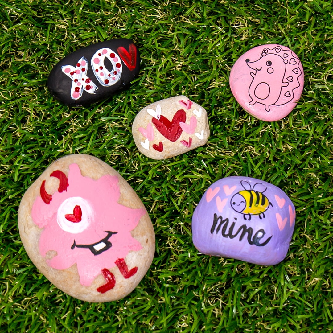 Made by Me Create Your Own Multicolor Rock Art, Boys and Girls, Child, Ages 6+