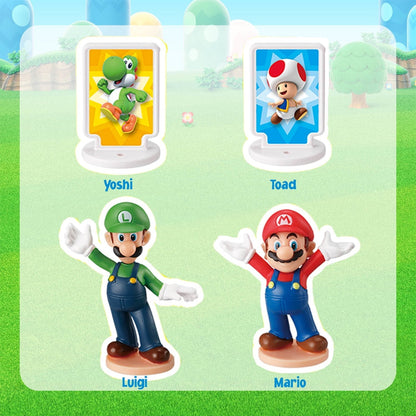 Epoch Games Super Mario Piranha Plant Escape! Tabletop Skill and Action Game with Collectible Super Mario Action Figures