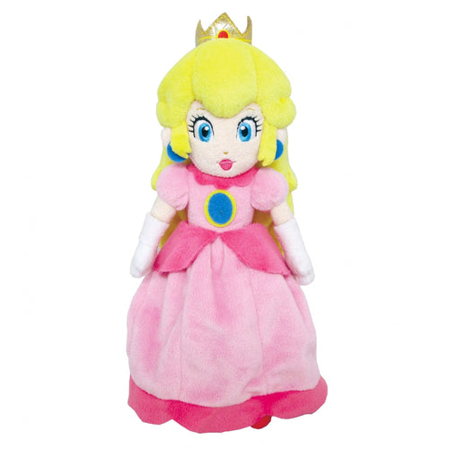 Little Buddy Super Mario All Star Collection 1418 Peach Stuffed Plush, 10.5" Multicolor